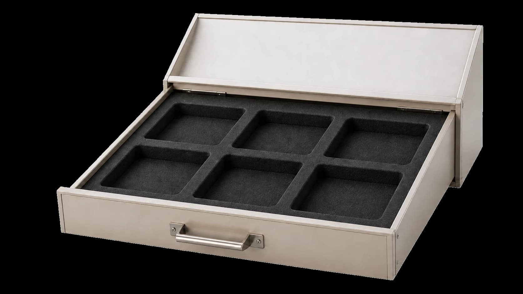 An open archive drawer containing selected Louay Labs projects